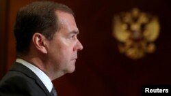 Russian Prime Minister Dmitry Medvedev (file photo)