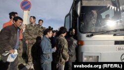 Кітайскія рабочыя ў Касьцюковічах