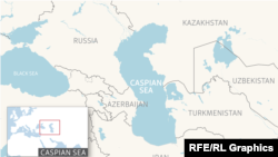 Caspian Sea - Locator