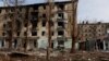 FILE PHOTO: View shows residential buildings heavily damaged by permanent Russian military strikes in the front line town of Avdiivka