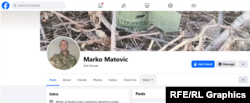 Facebook profil Marka Matovića