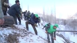 Баткен: ашар менен салынган канал