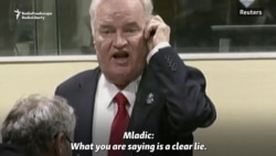 Mladic, expulzat din sala de judecată, îniantea pronunțării verdictului
