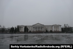 Цэнтральная плошча Краматорску, люты 2026 году