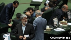 Ali Motahari on parliament floor.