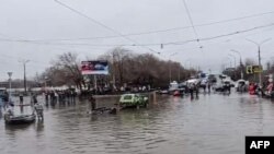 წყალდიდობა რუსეთის ქალაქ ორსკში, 2024 წლის 7 აპრილი 