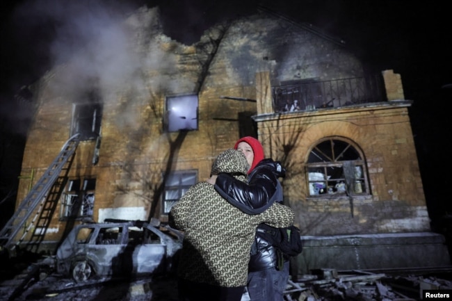 Київ. Наслідки російського удару. Ніч на 9 січня 2026 року