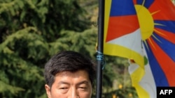 Lobsang Sangay, a 43-year-old Harvard scholar, has been sworn in as head of the Tibetan government in exile.