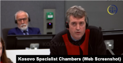 Geoffrey Roberts gjatë seancës së 12 shkurtit.