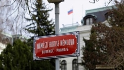 Prague Renames Square Near Russian Embassy After Slain Opposition Leader Nemtsov