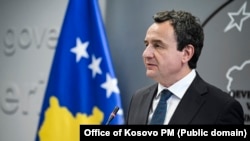 Kryeministri në detyrë i Kosovës, Albin Kurti.