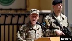 Generalul american  Scott Miller, Kabul, 2 septembrie 2018 