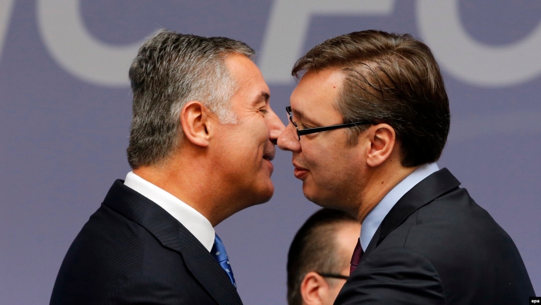 Milo Đukanović i Aleksandar Vučić