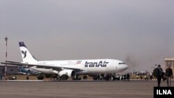 An IranAir plane manufactured by Airbus