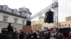 Obraćanje Fatmira Ljimaja demonstrantima