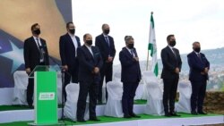 Izborni kandidati Stranke demokratske akcije sa zaštitnim maskama, tokom predstavljanja u Sarajevu 16. oktobra 2020.