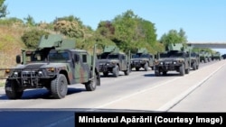 Tehnică militară din dotarea Armatei Naționale, la repetiția pentru parada militară dedicată Zilei Independenței, 11 august 2026