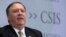 U.S. -- CIA Director Mike Pompeo delivers remarks at The Center for Strategic and International Studies in Washington, April 13, 2017