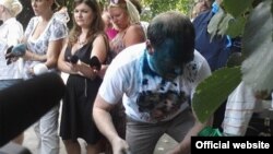 Після одного з попередніх нападів зеленкою на Сергія Власенка, 16 липня 2012 року