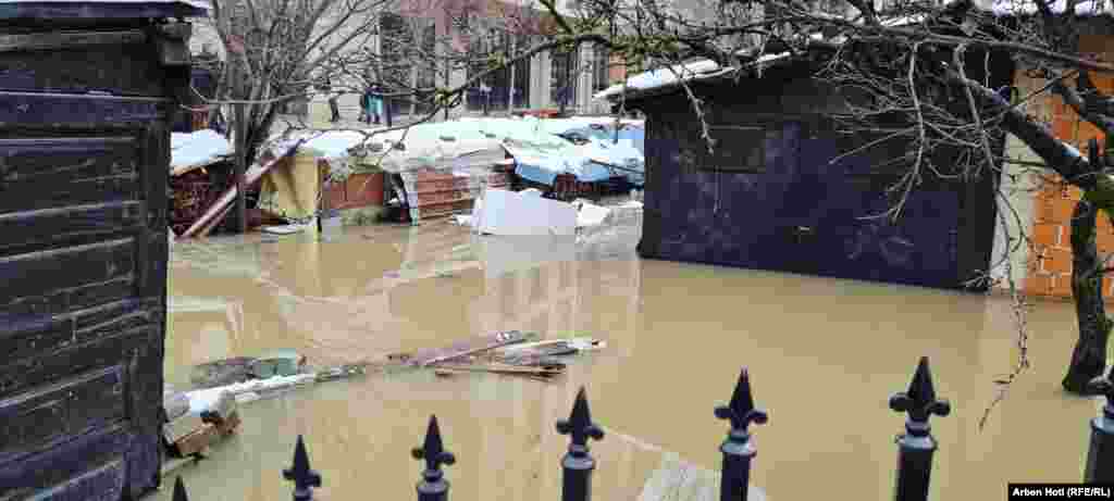 Vërshimet në Komunën e Fushë Kosovës.