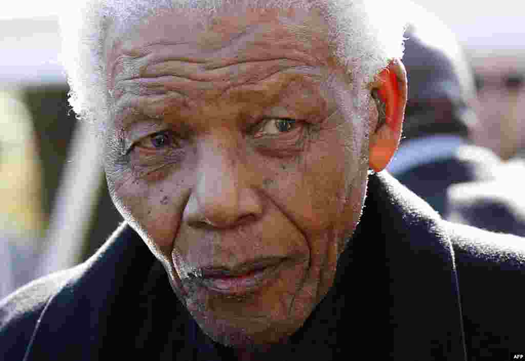 Нелсон Мандела 17 јуни 2010.&nbsp;