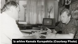 Kemal Kurspahoc u razgovor usa Ivicom Osimom o trendovima u svjetskom fudbalu nakon Svjetskog prvenstva u Italiji 1990