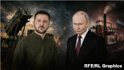 Коллаж: Зеленский и Путин