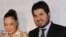 Turkish singer Ebru Gundes with her husband, businessman Reza Zarrab, who was at the center of a graft scandal in Turkey in 2013.