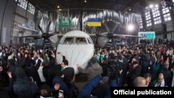 Презентація транспортного літака Ан-132D у Києві, грудень 2016 року