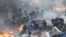 На Майдане Незалежнасьці ў Кіеве 20 лютага 2014 году, калі пратэстоўцаў расстрэльвалі