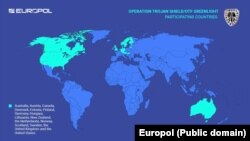 Doar 16 țări au participat la această acțiune majoră. Efectele asupra rețelelor de crimă organizată sunt resimțite, însă, la nivel global. 