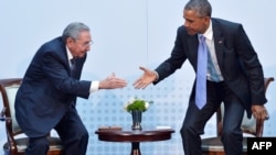 Raul Castro və Barack Obama