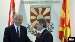 Boris Tadić i Gjorge Ivanov, Skoplje, decembar 2011.