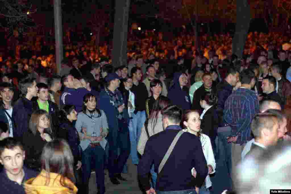 Moldova - Demonstration against poll results, Chisinau 6April2009