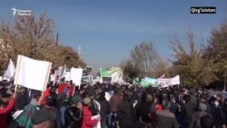 Қирғизистонда Франция ва Макронга қарши норозилик намойишлари