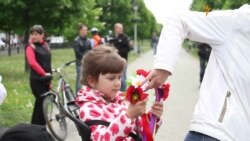 Жіночий парад на велосипедах в Полтаві