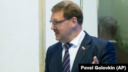 Russiýanyň Federasiýa Geňeşiniň halkara meseleler boýunça komitetiniň başlygy Konstantin Kosaçýow