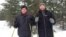 Искандер Мушинский на реабилитации с отцом Ахатом Мушинским 