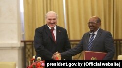 Аляксандар Лукашэнка і Умар Хасан Ахмэд Аль-Башыр, Судан, Хартум, 16 студзеня 2017