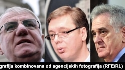 Vojislav Šešelj, Aleksandar Vučić i Tomislav Nikolić