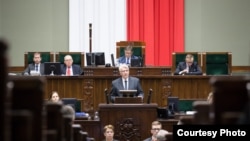 Витольд Ващиковский в парламенте 