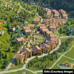 ''ორბი'' ამბობს, რომ ბახმაროში მისი აშენებული კომპლექსი ასეთი იქნება.