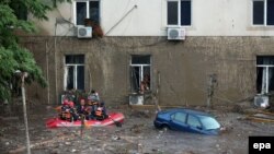Vërshimet në Tbilisi të Gjeorgjisë
