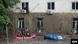 Последствия потопа в Тбилиси 14 июня 2015 года