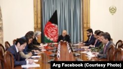 د افغانستان لپاره د ملګرو ملتونو ځانګړي استازي له ولسمشر اشرف غني سره وکتل.