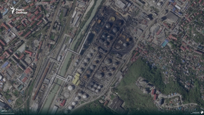 Росія: в Туапсе знову горить НПЗ після атаки дронів