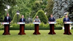 Patru lideri europeni la Kiev, pentru discuții cu președintele Zelenski