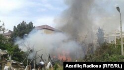 Arxiv fotosu. Hövsanda yanğın. 19 may 2014