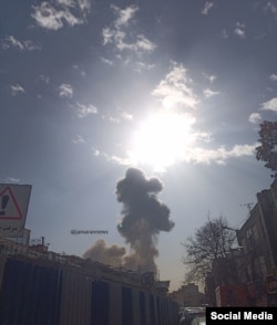 Fum după ce Israelul a lovit centrul Teheranului, pe 28 februarie 2028