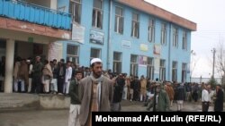 Voters queue in the Afghan capital Kabul.